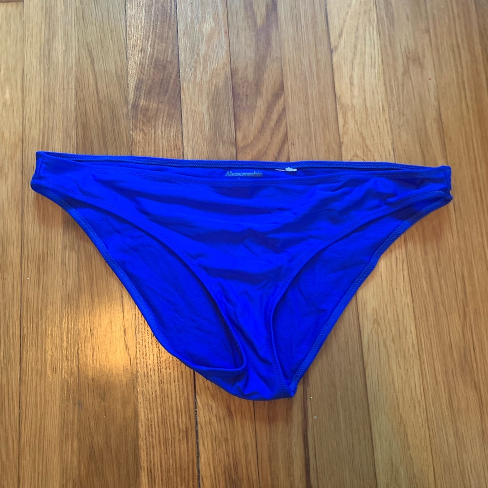 Abercrombie & Fitch Blue Swimsuit Bikini Bottom